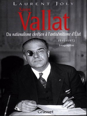 cover image of Xavier Vallat (1891-1972)